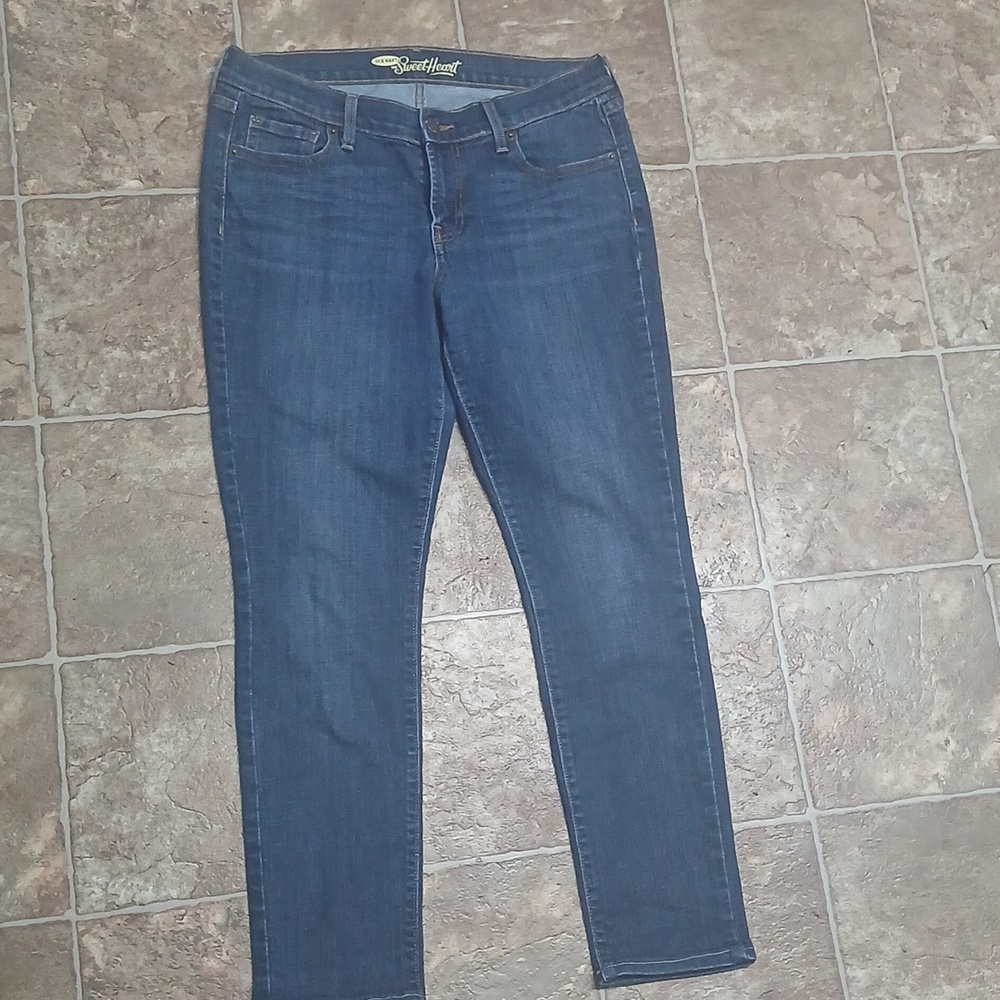 Old Navy Sweetheart Faded Jeans Size 8 short
